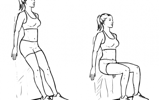 The Wall Workout... exercises to improve strength, balance, flexibility, and posture.